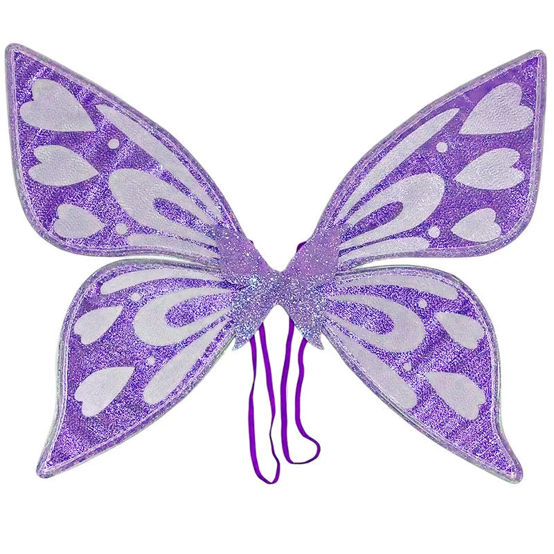 Purple Sparkling Fairy Wings - Lightweight Glitter