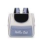 Purple Transparent Pet Carrier Backpack for Cats and Small