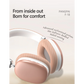 Purple Wireless Bluetooth Headphones - Over-Ear Deep Bass