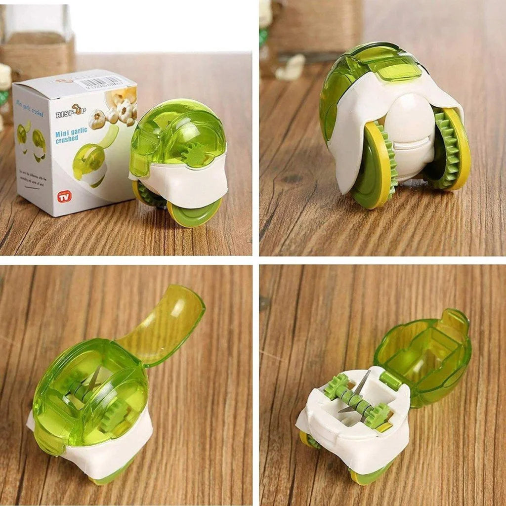 Push Garlic Crusher Roller Garlic Presser Slicer Garlic