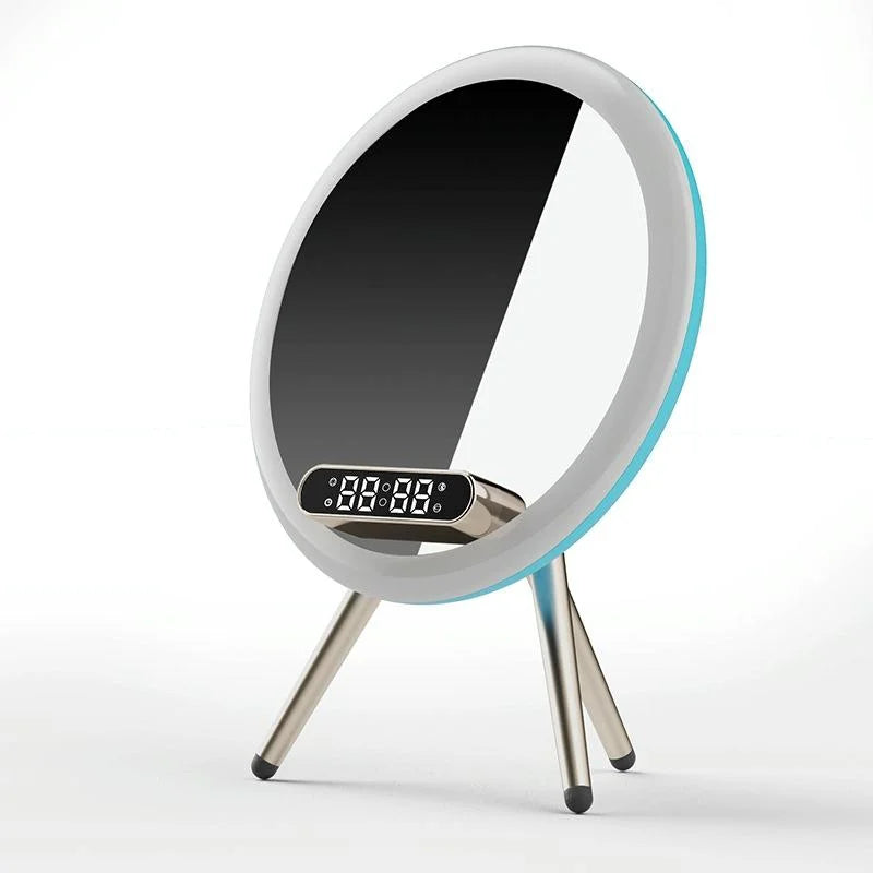 Q6 Smart Clock Display Bluetooth Speaker Fill Light Makeup