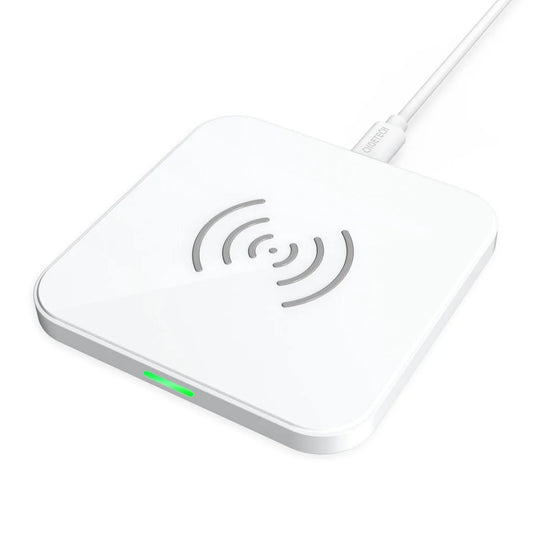 Qi Certified Wireless Charger Pad 10W/7.5W - White (T511-S)