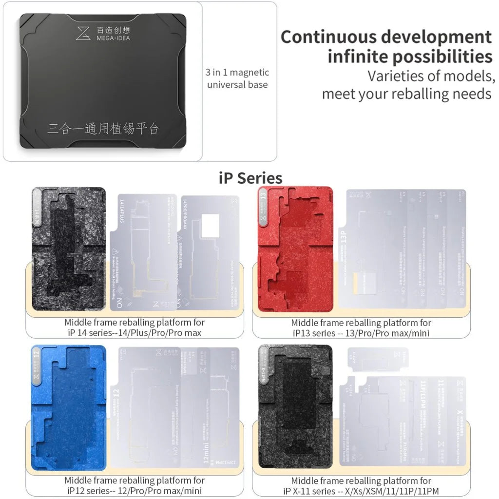 Qianli Mega Idea Bga Reballing Platform For Huawei Mate 30 Pro 5G - Multi Functional Middle Frame Positioning-1915197865479770115