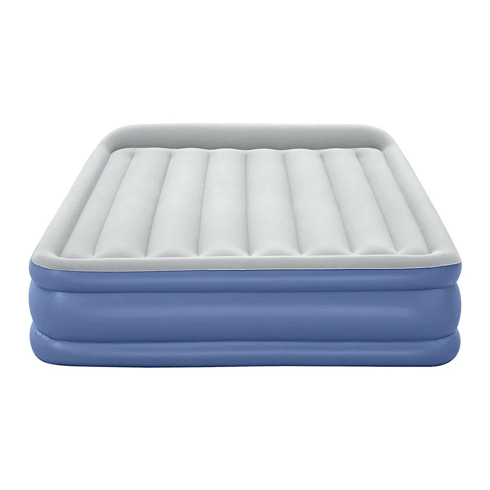 Queen Air Bed Inflatable Mattress Sleeping Mat Battery