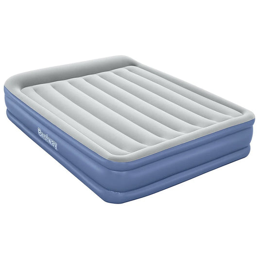 Queen Air Bed Inflatable Mattress Sleeping Mat Battery