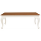 Queen Anne Coffee Table 120 x 70 cm - White Caramel