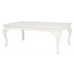 Queen Anne Coffee Table 120 x 70 cm - White - Furniture >