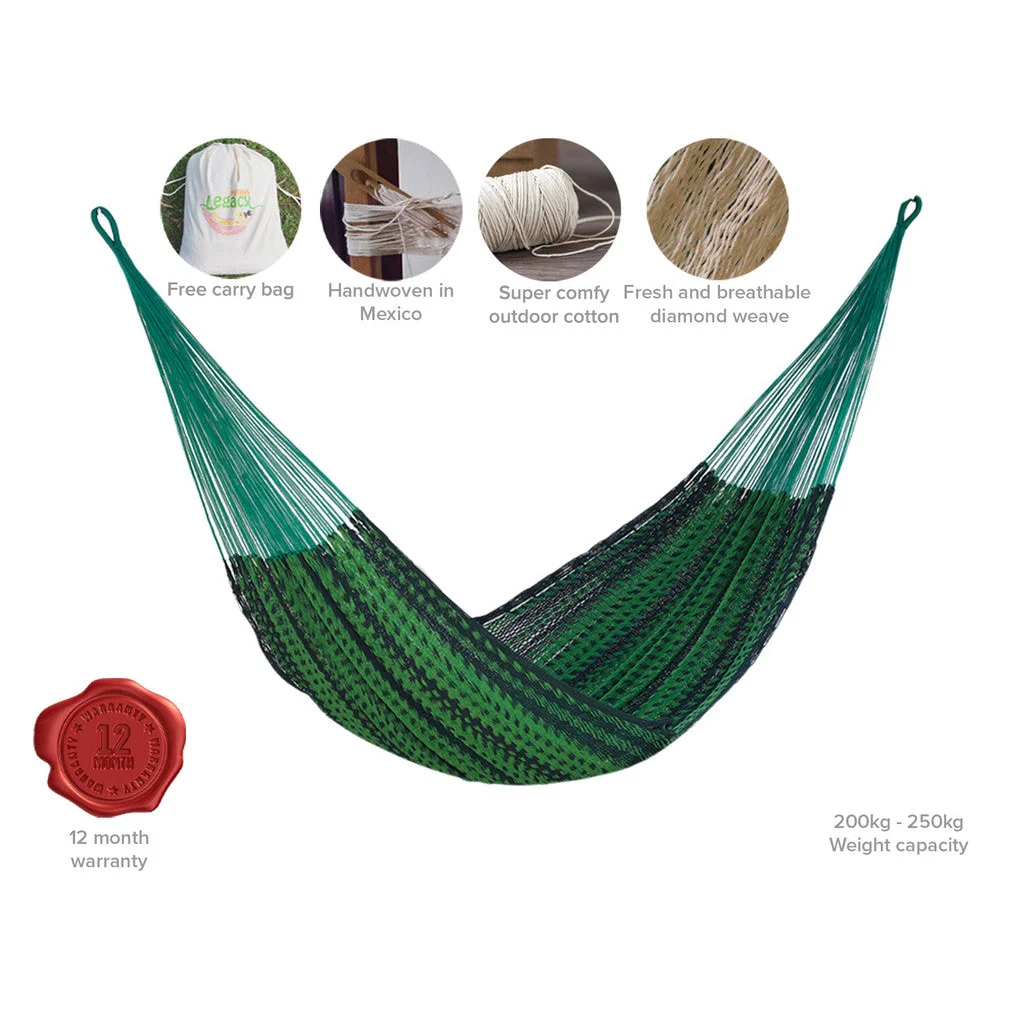 Queen Size Outdoor Cotton Hammock - Jardin - Hammocks