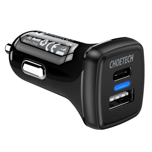 Quick Charge 3.0 USB Type-C Car Charger 36W (TC0005)