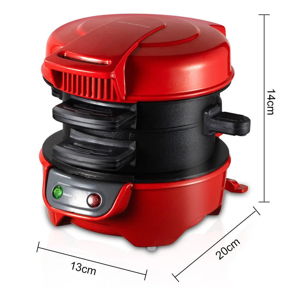 Quick & Easy Multi-Layer Sandwich & Burger Maker with Egg