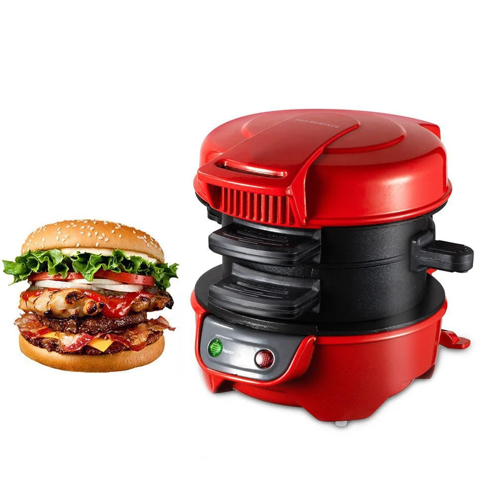Quick & Easy Multi-Layer Sandwich & Burger Maker with Egg