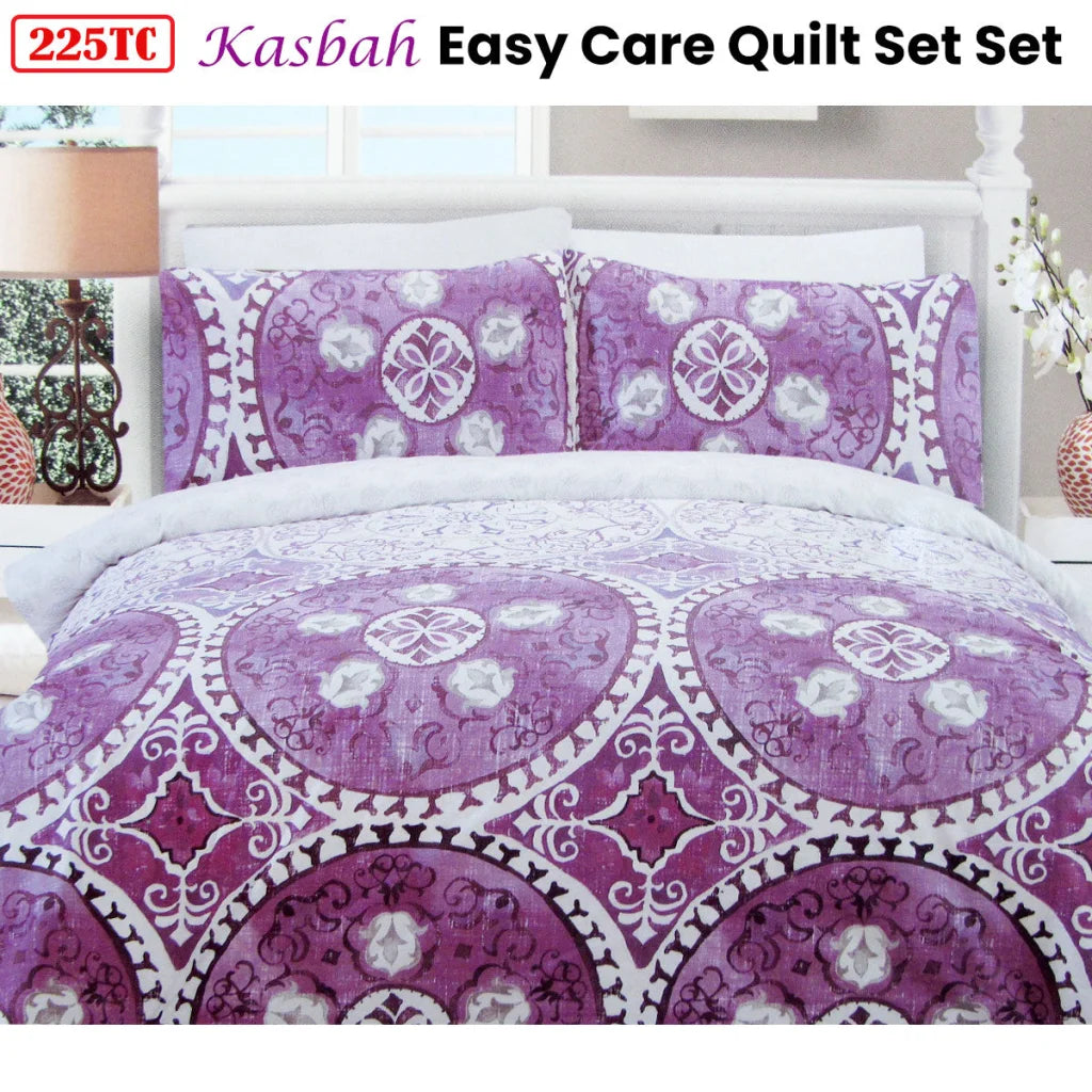 Quilt Cover Set 225TC Kasbah Mandala Cotton Rich Easy Care