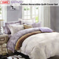 Quilt Cover Set 250TC Gilmore Cotton Reversible Queen