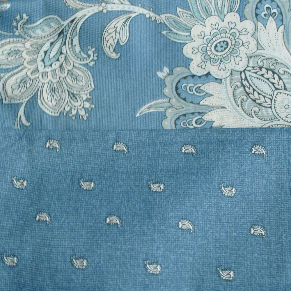Quilt Cover Set 250TC Oliver Cotton Reversible Queen - Home