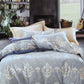 Quilt Cover Set 250TC Royal Damask Cotton Queen - Home &