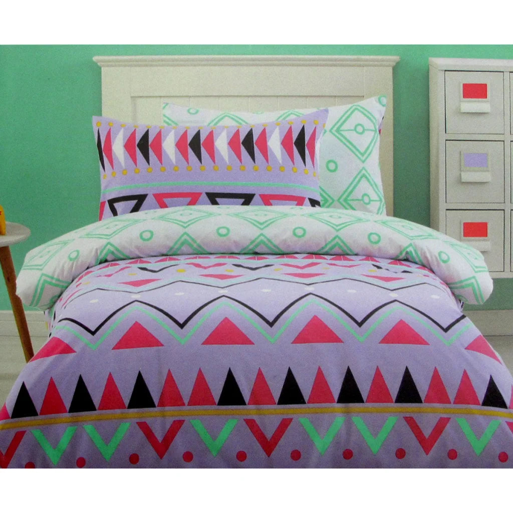 Quilt Cover Set 250TC Tribal Dream 100% Cotton Single