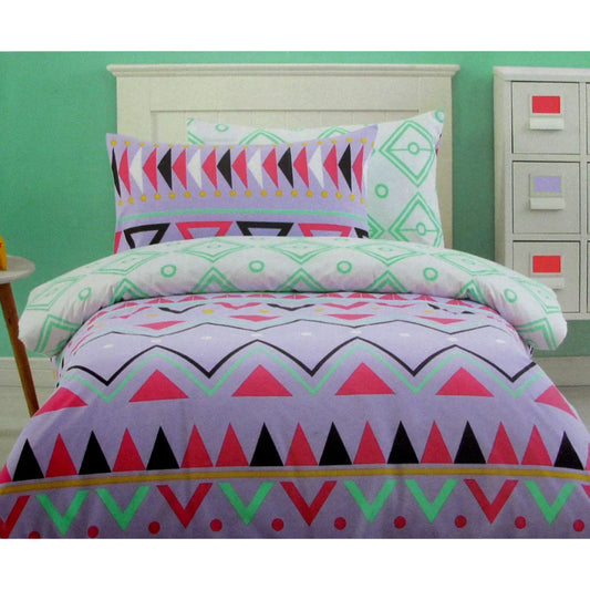 Quilt Cover Set 250TC Tribal Dream 100% Cotton Single