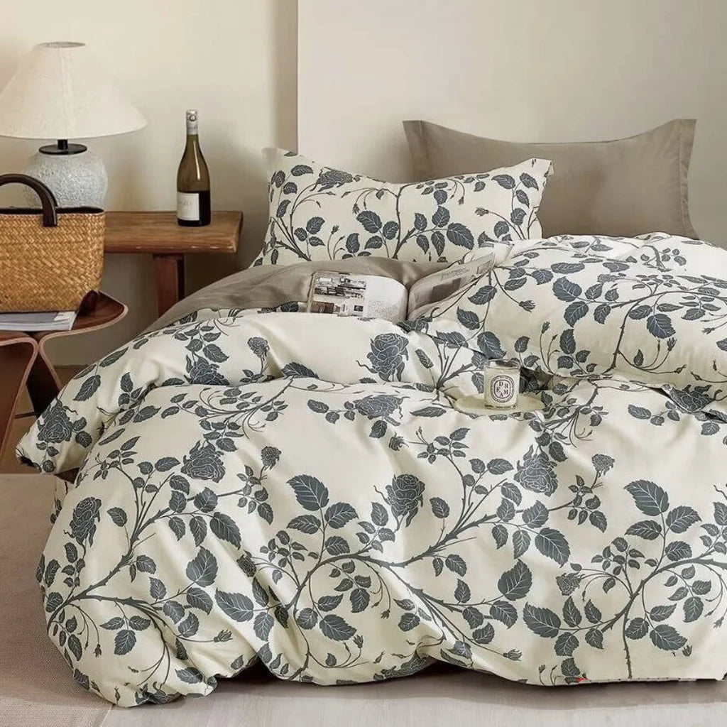 Quilt Cover Set 300TC Elisabeth Reversible Cotton - King