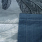 Quilt Cover Set 300TC Palm Leaf Blue Reversible Cotton