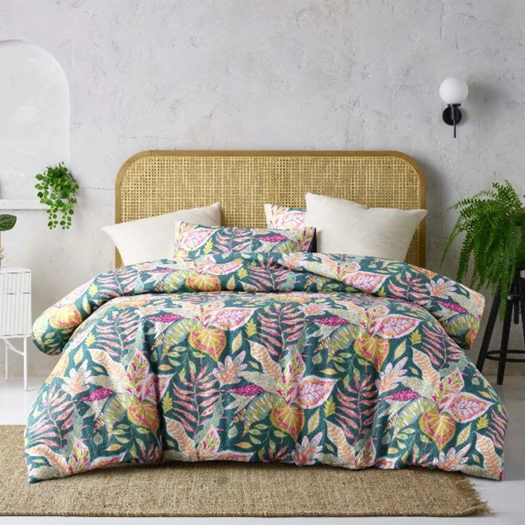 Quilt Cover Set Accessorize Betty Carmila Printed Cotton