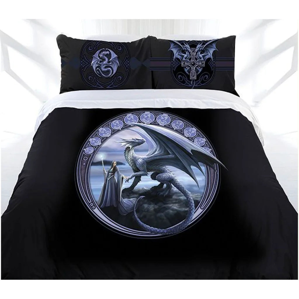 Quilt Cover Set Anne Stokes New Horizon - Queen - Home &