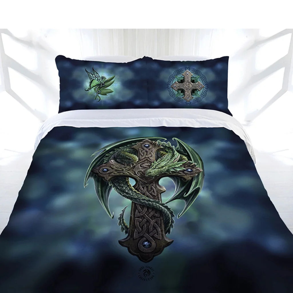 Quilt Cover Set Anne Stokes Woodland Guardian - Double