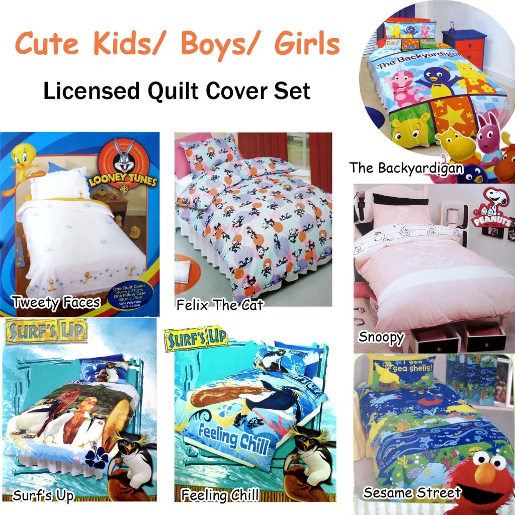 Quilt Cover Set Backyardigan Single 367
