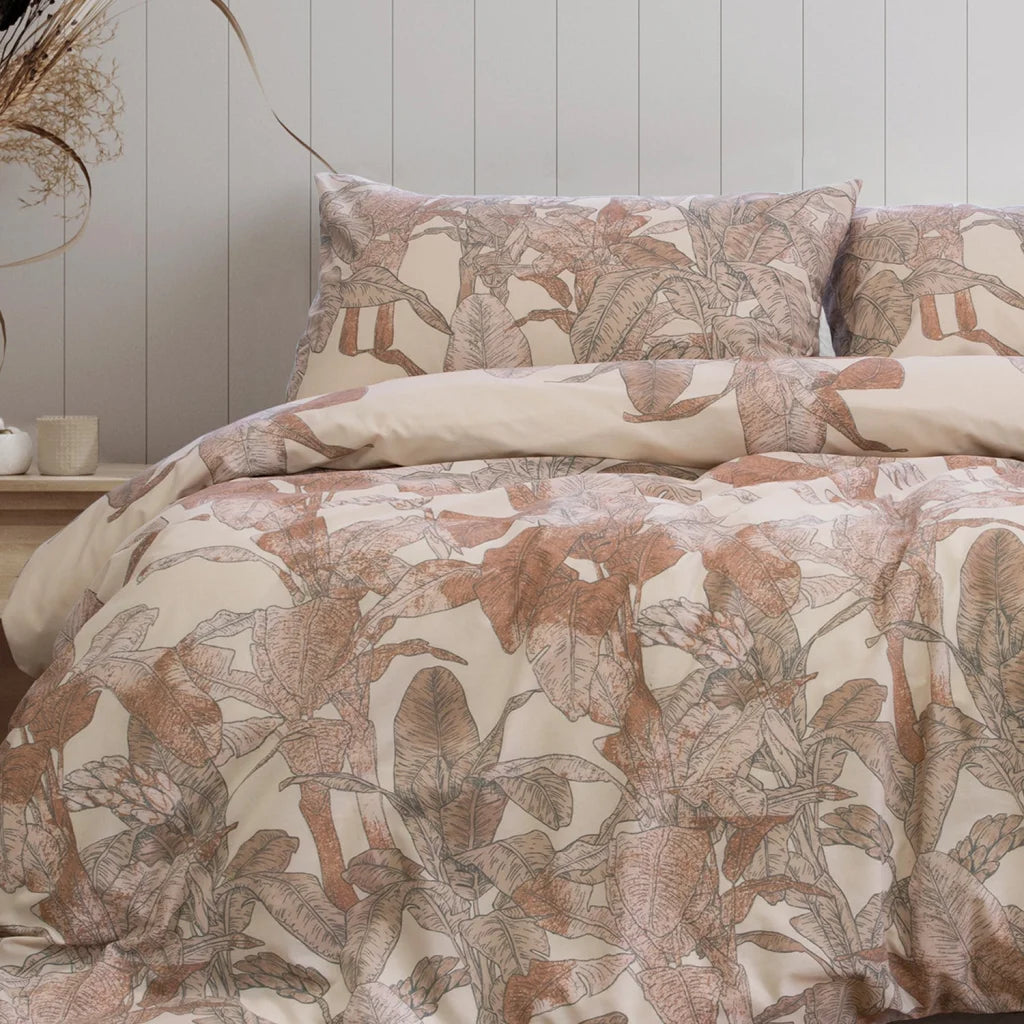 Quilt Cover Set Bayley Printed - KING - Home & Garden