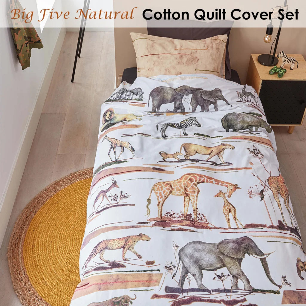 Quilt Cover Set Bedding House Big Five Natural Cotton