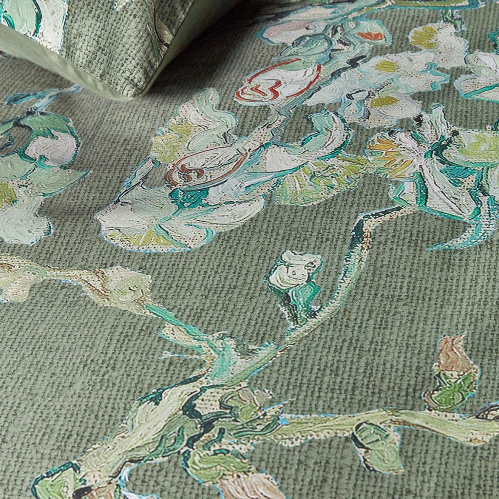 Quilt Cover Set Bedding House Blossoming Green Cotton