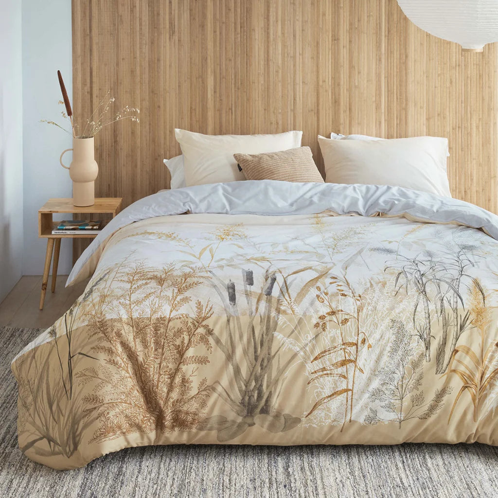 Quilt Cover Set Bedding House Florine Sand Cotton - Queen