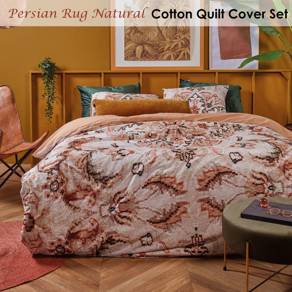 Quilt Cover Set Bedding House Persian Rug Natural Cotton