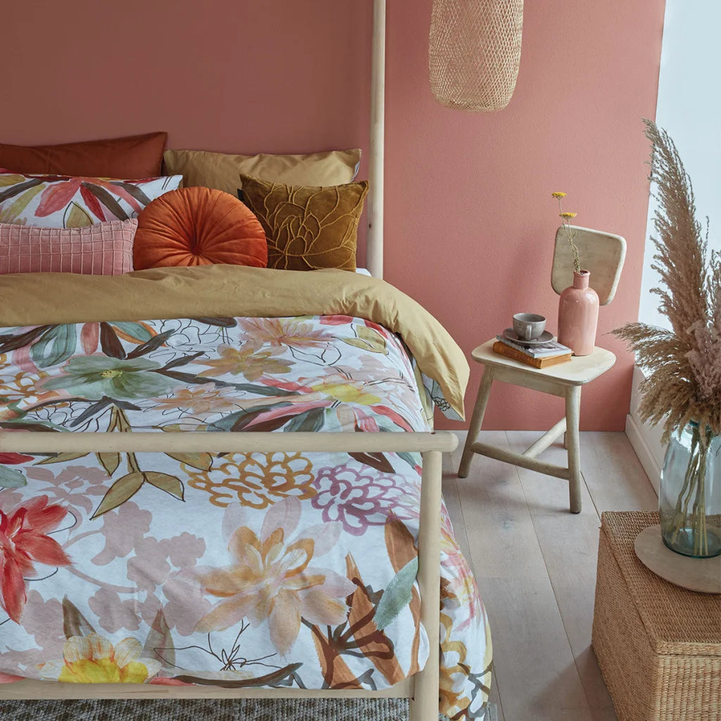 Quilt Cover Set Bedding House Scarlett Multi Cotton - Queen