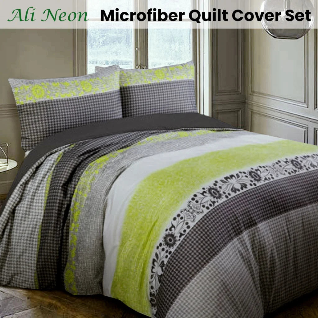 Quilt Cover Set Big Sleep Ali Neon - King - Home & Garden