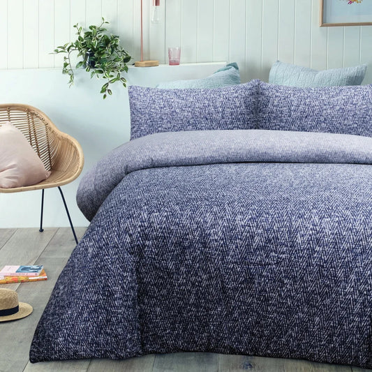 Quilt Cover Set Big Sleep Andes Navy - Queen - Home & Garden