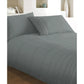 Quilt Cover Set Brooklyn Charcoal King - Home & Garden