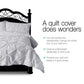 Quilt cover set with cotton king bed pinch