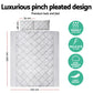 Grey quilt cover set with cotton king bed