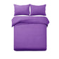 Quilt Cover Set Designer Selection Denver Embossed Purple
