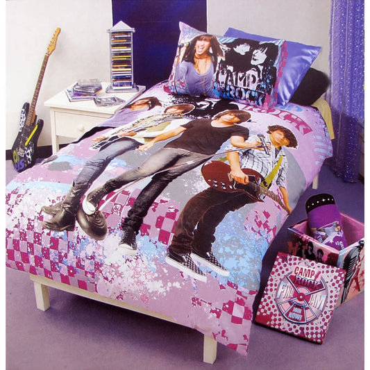 Quilt Cover Set Disney Camp Rock Rockstar Single - Home &