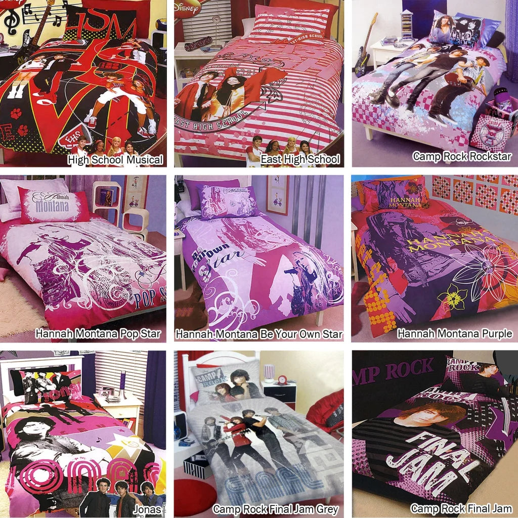 Quilt Cover Set Disney Camp Rock Rockstar Single - Home &