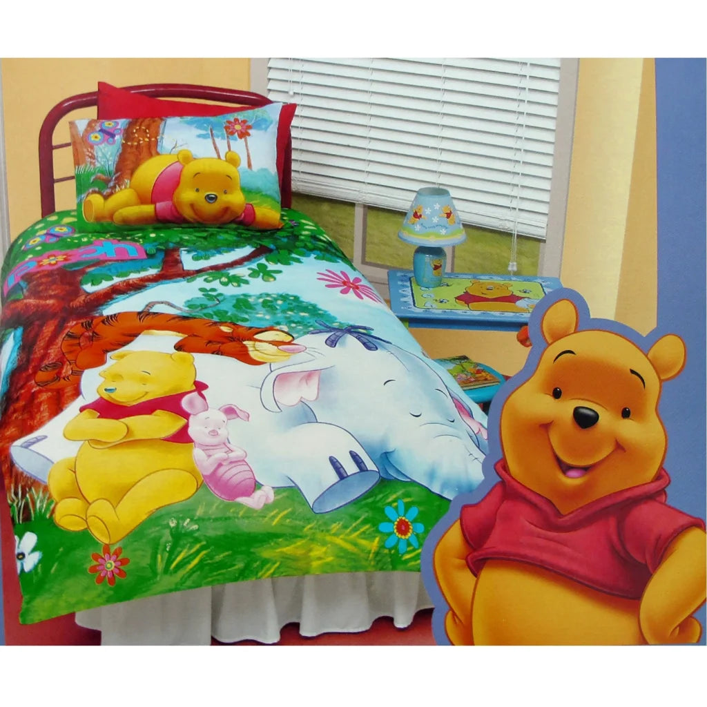 Quilt Cover Set Disney Winnie The Pooh Sleeping Under