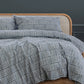 Quilt Cover Set Fletcher Printed - QUEEN - Home & Garden