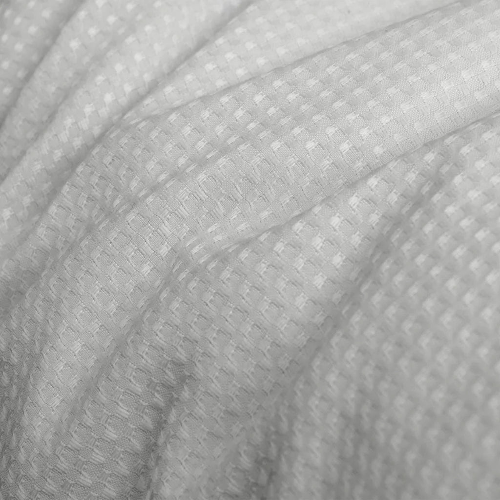 Quilt Cover Set Florence Waffle Silver Queen - Ardor - Home
