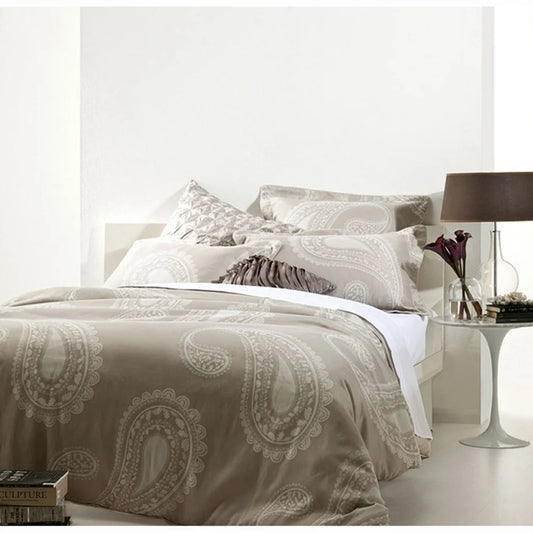 Quilt Cover Set Gainsborough Olivia Stone - Queen - Home &