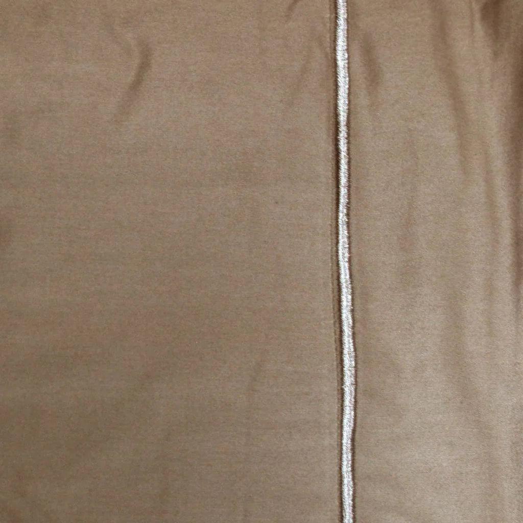 Quilt Cover Set Grand Atelier Pima Cotton Khaki - King