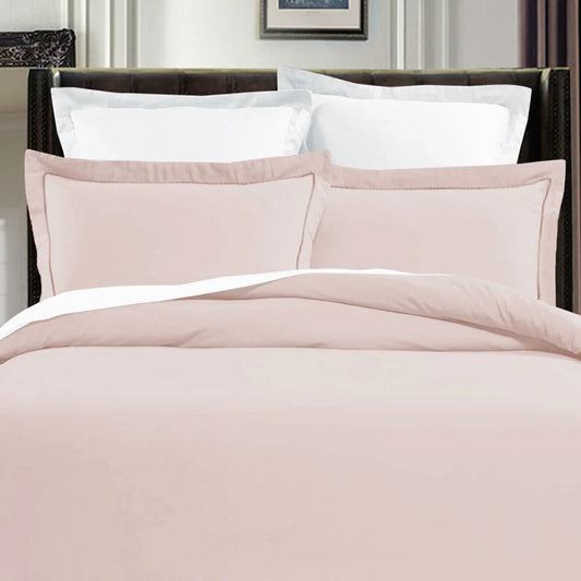Quilt Cover Set Grand Atelier Pima Cotton Rose Dust - King