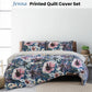 Quilt Cover Set Jenna Printed Queen - Ardor - Home & Garden