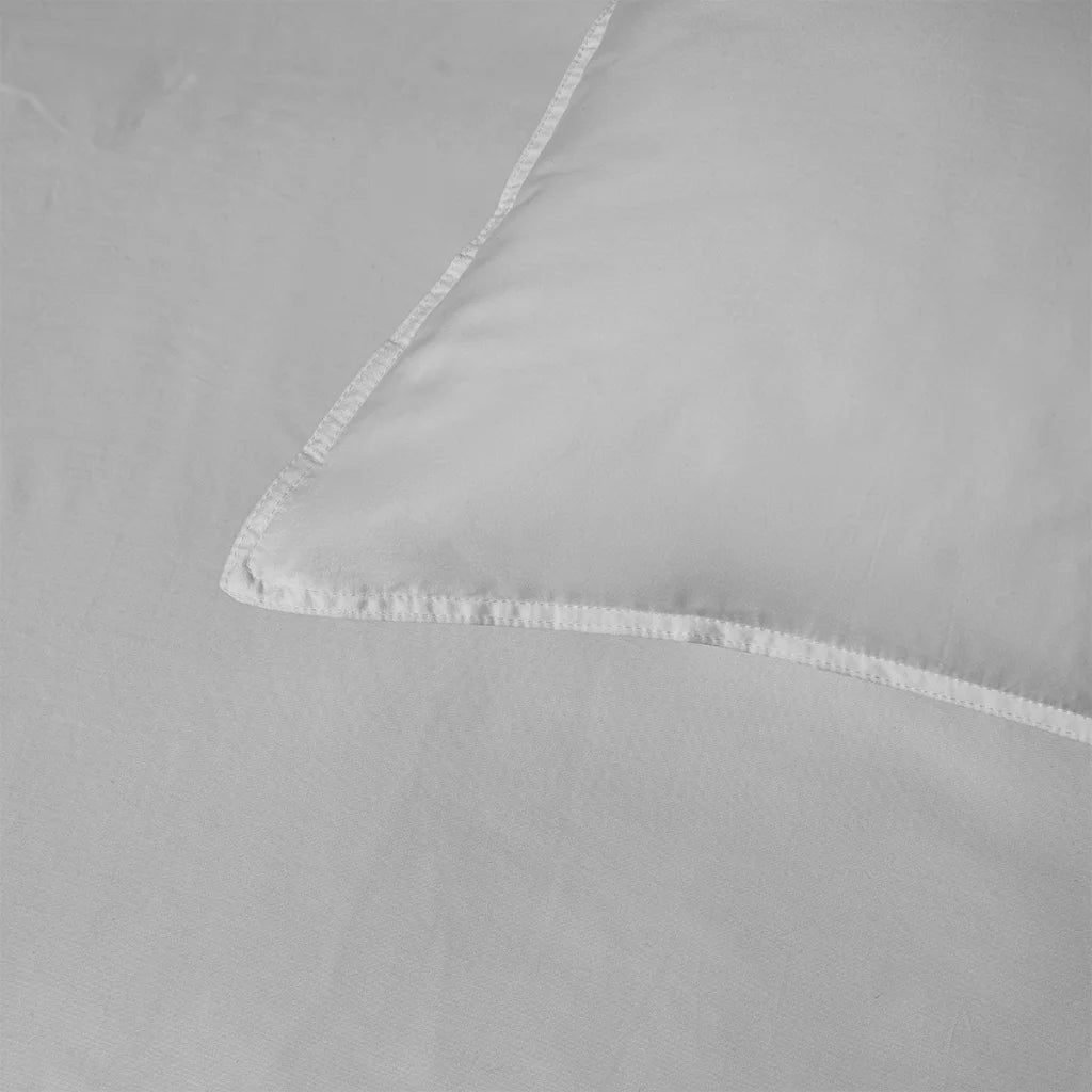 Quilt Cover Set King 400TC Grey Bamboo Cotton Double