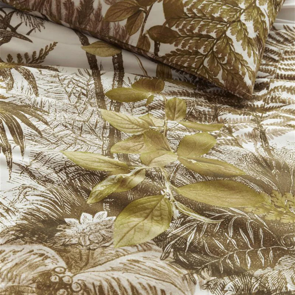 Quilt Cover Set King Bedding House Caribe Ochre Cotton